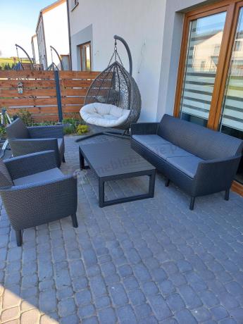 zestaw ogrodowy na nóżkach