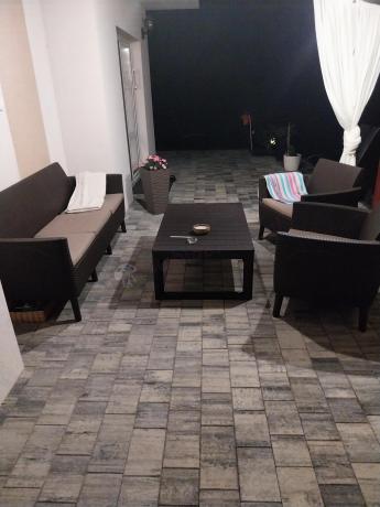 Zestaw ogrodowy z podnoszonym stołem Meblobranie S3L brąz
