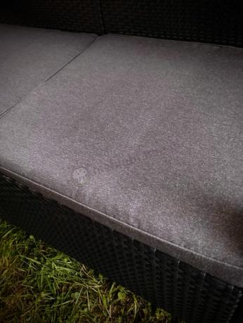 Zestaw ogrodowy z podnoszonym stolikiem Corfu Set Lyon Grafitowy