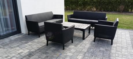 Zestaw ogrodowy z podnoszonym stolikiem