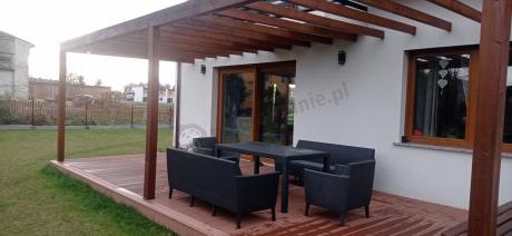 Zestaw ogrodowy z wysokim stołem Meblobranie SFM grafit