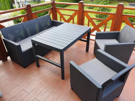 Zestaw ogrodowy ze stołem podnoszonym K3L grafit