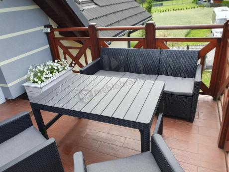 Zestaw ogrodowy ze stołem podnoszonym K3L grafit