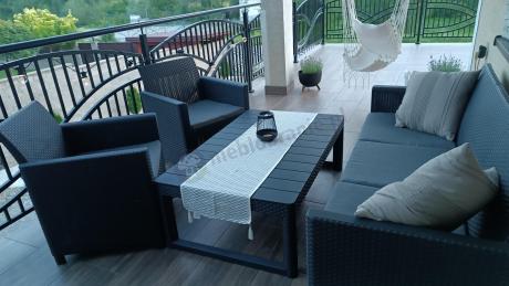 Zestaw ogrodowy ze stołem podnoszonym K3L grafit