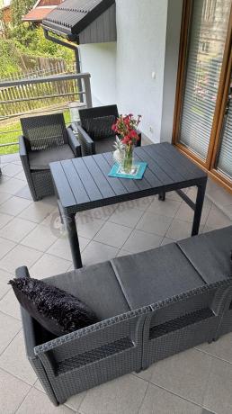 Zestaw ogrodowy ze stołem podnoszonym K3L grafit