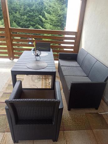 Zestaw ogrodowy ze stołem podnoszonym K3L grafit