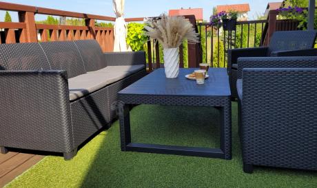 Zestaw ogrodowy ze stołem podnoszonym K3L grafit