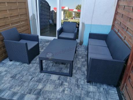 Zestaw ogrodowy ze stołem podnoszonym K3L grafit