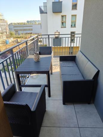 Zestaw ogrodowy ze stołem podnoszonym K3L grafit