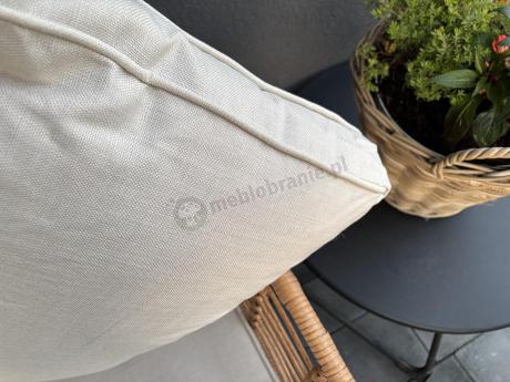 Zestaw rattanowy rope z dużym stolikiem dla 8 osób Torgiano Grande naturalny