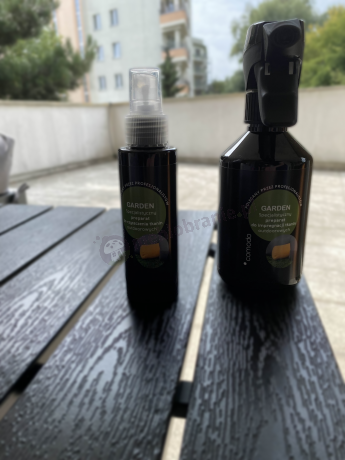 Zestaw specjalistycznych preparatów do pielęgnacji tkanin mebli ogrodowych - impregnat + odplamiacz