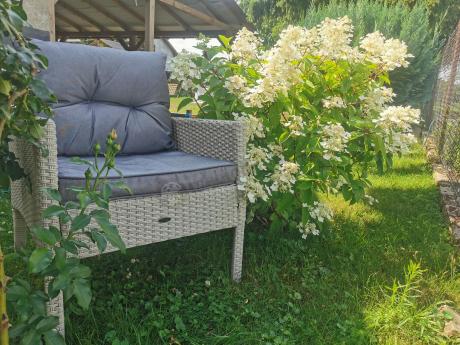 Zestaw technorattanowy z wysokim stołem Perata Grande Light Grey