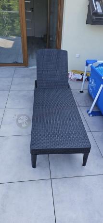 Zestaw z sofami 175cm, fotelami i wysokim stołem Perata Grande Anthracite