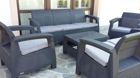 Meble technorattan Corfu Set Triple Max