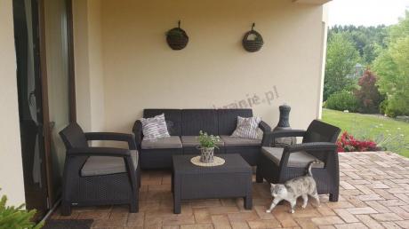 Corfu Set Max brązowy