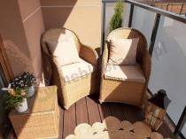 Aranżacja: Altito Duo Caffe zestaw technorattanowy Dark Aureolin & Pigeon Grey