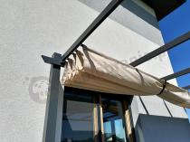 Aranżacja: Aluminiowa pergola ogrodowa 3x4 Kirn Beż