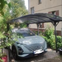 Aranżacja: Aluminiowa wiata garażowa wolnostojąca 3x5m Axel - Grey