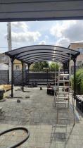 Aranżacja: Aluminiowa wiata garażowa wolnostojąca 3x5m Axel - Grey