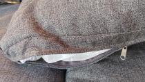 Aranżacja: Antracytowy zestaw ogrodowy aluminiowy Arne z sofą, fotelami i stolikami