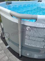 Aranżacja: Basen stelażowy 5614A BESTWAY 305x200x84cm Steel Pro Max Oval