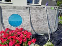 Aranżacja: Basen stelażowy 56714 BESTWAY 427x250x100cm Steel Pro Max Swim Vista