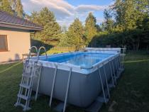 Aranżacja: Basen stelażowy BESTWAY 549x274x122cm Rectangular Steel Pro Max 56466