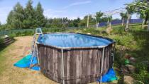 Aranżacja: Basen stelażowy BESTWAY 610x366x122cm Steel Pro Max Oval 5611R