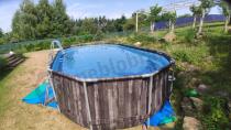 Aranżacja: Basen stelażowy BESTWAY 610x366x122cm Steel Pro Max Oval 5611R
