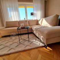 Aranżacja: Beżowa rogówka z funkcją spania Flavio 293x214 prawy