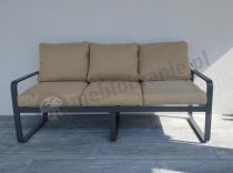 Aranżacja: Beżowa sofa ogrodowa z metalowym stelażem 175cm Panaon - Beige