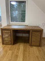 Aranżacja: Biurko gabinetowe VELVET 37 Dąb Rustical 177x80 cm