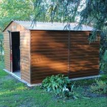 Aranżacja: Blaszak drewnopodobny Dummer 340x323x229cm (10,2m2) – Wood