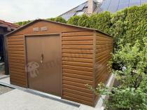 Aranżacja: Blaszak drewnopodobny Dummer 340x323x229cm (10,2m2) – Wood