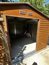 Aranżacja: Blaszak drewnopodobny Dummer 340x323x229cm (10,2m2) – Wood