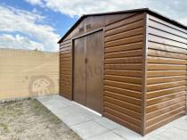 Aranżacja: Blaszak drewnopodobny Dummer 340x323x229cm (11m2) – Wood