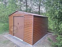 Aranżacja: Blaszak narzędziowy wood Agger 277x255cm (6,5m2)