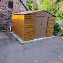 Aranżacja: Blaszak narzędziowy wood Agger 277x255cm (6,5m2)