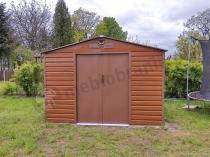 Aranżacja: Blaszak narzędziowy wood Agger 277x255cm (6,5m2)