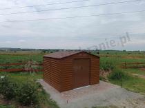 Aranżacja: Blaszak narzędziowy wood Agger 277x255cm (6,5m2)