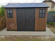 Aranżacja: Brązowy domek na narzędzia Keter Newton Plus 1175 (8m2)