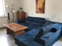Aranżacja: Ciemnoniebieski narożnik z funkcją spania Anton prawy 275x202 cm Monolith 77