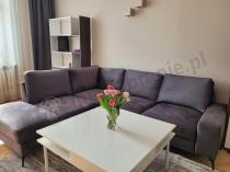 Aranżacja: Ciemnoszary narożnik Flavio Slim z funkcją spania 255x214cm lewy