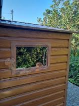 Aranżacja: Domek gospodarczy blaszak Dummer 213x131x213cm (2,4m2) – Wood