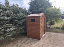 Aranżacja: Domek gospodarczy blaszak Dummer 213x131x213cm (2,4m2) – Wood