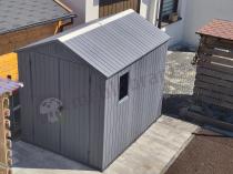Aranżacja: Domek Keter Darwin 6x8 190x244cm grafitowy (4,6m2)