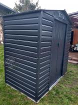 Aranżacja: Domek narzędziowy blaszak Dummer 213x127x213cm (2,7m2) – Antracyt