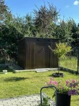 Aranżacja: Domek narzędziowy jednospadowy Linker 250x190cm (4,3m2) - Wood