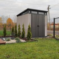 Aranżacja: Domek narzędziowy Keter Artisan 7x7 ogrodowy (4,6m2)