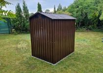 Aranżacja: Domek narzędziowy metalowy drewnopodobny Fulda - 145x180cm (2,6m2) Wood